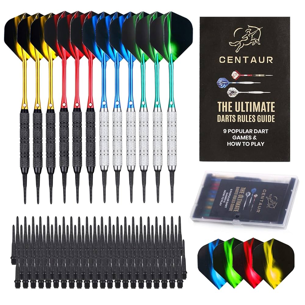 Amazon.co.jp: Centaur ソフトチップダーツ 12個パック